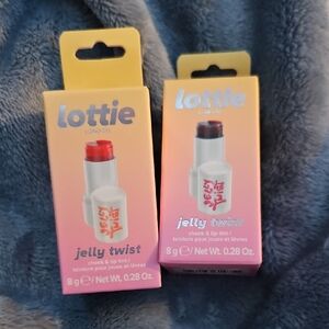 Lottie London Jelly Twist Cheek & Lip Tint - Red & Plum